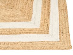 Beliani Jutový koberec 300 x 400 cm béžový GEMEREK