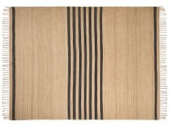 Beliani Jutový koberec 300 x 400 cm béžový ERICEK