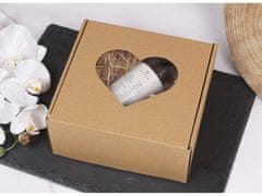 sarcia.eu Štvorcová dávkovacia škatuľa s okienkom v tvare srdca, darčeková škatuľa 20x20x10 cm x1