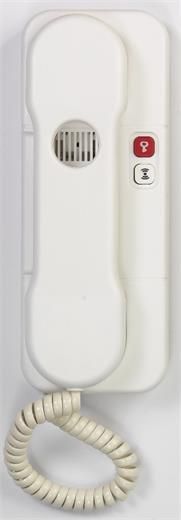TESLA Domáci telefón DT 85 s elektronickým zvonením a 2 tlačidlami, biela