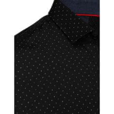 Dstreet Pánska košeľa VIS čierna dx2529 3XL