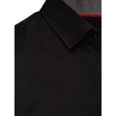 Dstreet Pánska košeľa VOS čierna dx2535 XL