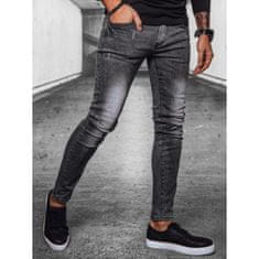 Dstreet Pánske džínsové nohavice OTA sivé ux4075 s38