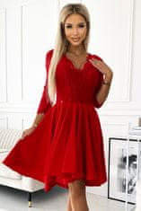 Numoco Dámske spoločenské šaty Nicolle červená XXL