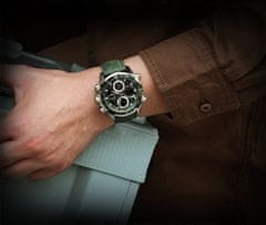 NaviForce Pánske analógové hodinky Ancecan zelená Universal