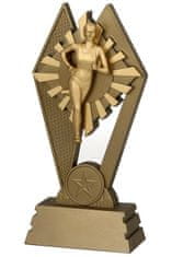 TRYUMF Beh žena Figúrka zlatá 17,5cm