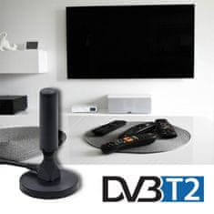 Qoltec TV anténa DVB-T2 Pendrek anténa 57016