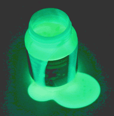 Traiva Fotoluminiscenčná farba s vysokou svietivosťou, LumiSafe Hi-Glow 100 ml bílá 1kg (svítí zelenožlutě) - Kód: 04616