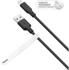 Yenkee kábel YCU 615 BK SILIC USB-A - Lightning, MFi, 1.5m, čierna