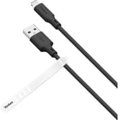 Yenkee kábel YCU 615 BK SILIC USB-A - Lightning, MFi, 1.5m, čierna