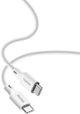 Yenkee kábel YCU C115 WH SILIC USB-C, 1.5m, biela