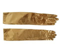 Guirca Dámske rukavičky zlaté 44cm