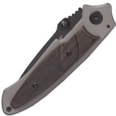 Fox Knives BF-73 Black Fox vreckový nôž 8 cm, titánový povlak, oceľ, santalové drevo