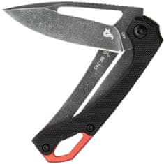 Fox Knives BF-745 BLACK FOX RACLI vreckový nôž 6 cm, Black Stonewash, čierna, G10 
