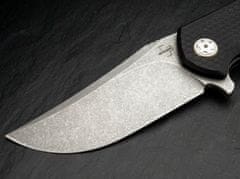 Böker Plus 01BO192 Golem vreckový nôž 8,9 cm, Stonewash, čierna, G10, spona, nylonové puzdro