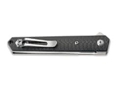 Böker Plus 01BO256 Kwaiken Mini vreckový nôž 8 cm, uhlíkové vlákno, Flipper, spona