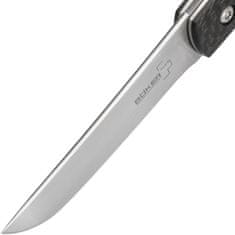 Böker Plus 01BO632 Wasabi CF štíhly vreckový nôž 7,2 cm, uhlíkové vlákno, oceľ, spona