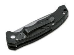 Böker Plus 01BO482 Intention II Black automatický taktický nôž 8 cm, Stonewash, čierna, G10, spona