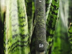 Böker Plus 01BO497 KWAIKEN MINI LIMITED vreckový nôž 7,7 cm, zelená, uhlíkové vlákno, titán, puzdro 