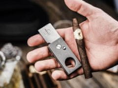 Böker Plus 01BO513 CIGAR CUTTER vreckový nôž s orezávačom cigariet 3,4 cm, titán