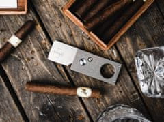 Böker Plus 01BO513 CIGAR CUTTER vreckový nôž s orezávačom cigariet 3,4 cm, titán