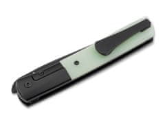 Böker Plus 01BO614 Urban Trapper Premium Jade vreckový nôž 9 cm, čierna, priehľadná, G10, titán