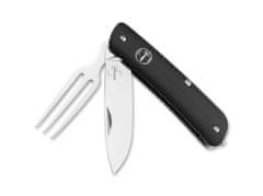 Böker Plus 01BO817 Tech Tool Fork vreckový nôž s vidličkou 7,1 cm, čierna, G10