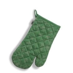 Kela Chňapka rukavice do rúry Cora 100% bavlna svetlo zelená/zelený vzor 31,0x18,0cm