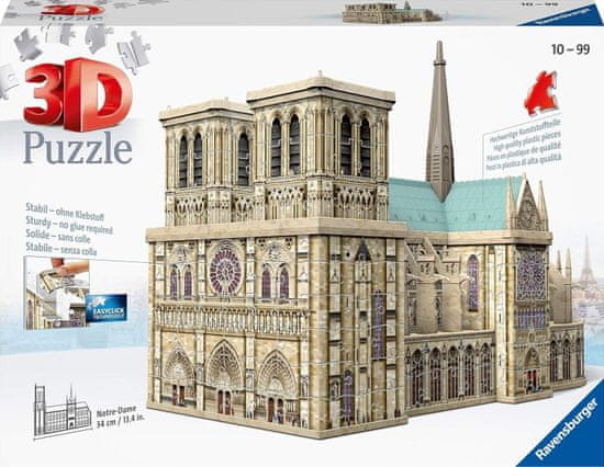 Ravensburger 3D puzzle Katedrála Notre-Dame, Paríž 324 dielikov