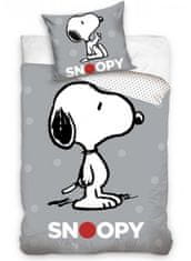 Carbotex Obliečky Snoopy Grey 140x200, 70x90 cm