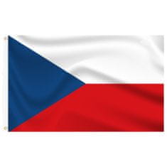 Timeless Tools Vlajkový stožiar s českou vlajkou, 90x150 cm