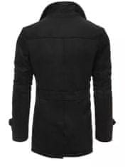 Dstreet Pánsky dvojradový kabát Mpyana čierna M