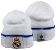 FAN SHOP SLOVAKIA Detská zimná čiapka Real Madrid FC, biela