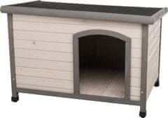Trixie Natura bouda pro psa s rovnou střechou M-L 104 x 72 x 68 cm, šedá