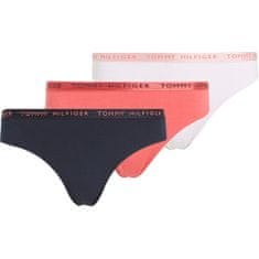 Tommy Hilfiger 3 PACK - dámske tangá UW0UW04889-0V5 (Veľkosť L)