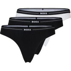 Hugo Boss 3 PACK - dámske tangá BOSS 50510030-120 (Veľkosť L)