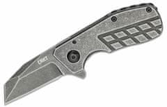 CRKT CR-4021 RAZELCLIFFE COMPACT BLACKOUT vreckový nôž 5,3 cm, Black Stonewash, celooceľový