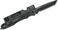 CRKT CR-7051 SEPTIMO MULTI-TOOL multifunkčný vreckový nôž 7,3 cm, celočierna, hliník, GFN