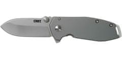 CRKT CR-2492 SQUID ASSISTED SILVER malý vreckový nôž s asistenciou 5,6 cm, celooceľový, šedá