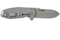 CRKT CR-2492 SQUID ASSISTED SILVER malý vreckový nôž s asistenciou 5,6 cm, celooceľový, šedá
