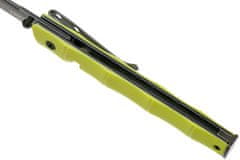 CRKT CR-7096YGK CEO BAMBOO YELLOW vreckový nôž 7,9 cm, Black Stonewash, žltá, FRN