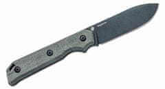 Kizer 1045C1 Begleiter Fixed outdoorový nôž 9,6 cm, čierna, šedá, Micarta, puzdro Kydex