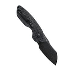 Kizer V2569C2 OCTOBER Mini Black vreckový nôž 6,5 cm, Black Stonewash, čierna, Micarta