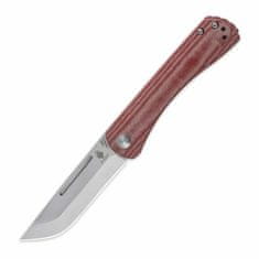Kizer V3009N5 Pinch Red vreckový nôž 7,7 cm, Stonewash, červená, Micarta