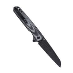 Kizer V3610C1 Azo LP Black Micarta vreckový nôž 8,7 cm, Stonewash, čierna, Micarta