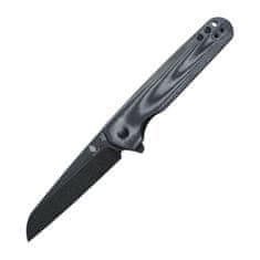 Kizer V3610C1 Azo LP Black Micarta vreckový nôž 8,7 cm, Stonewash, čierna, Micarta