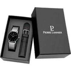 Pierre Lannier Pánske Set hodinky + řemínek model SETS 377C138