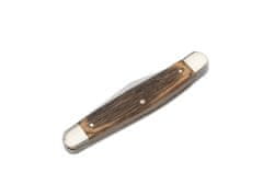 Böker Manufaktur 111057 Stockman Oak Beer Barel vreckový nôž 7,6 cm, dubové drevo, puzdro