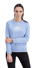 Alpha Industries  New Basic Sweater Wmn Mikina-BM Modrá XS