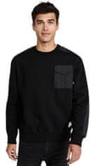 Alpha Industries  Nylon Pocket Sweater Pánsky sveter-C Čierna XL